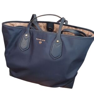 Michael Kors Navy Blue Tote Bag